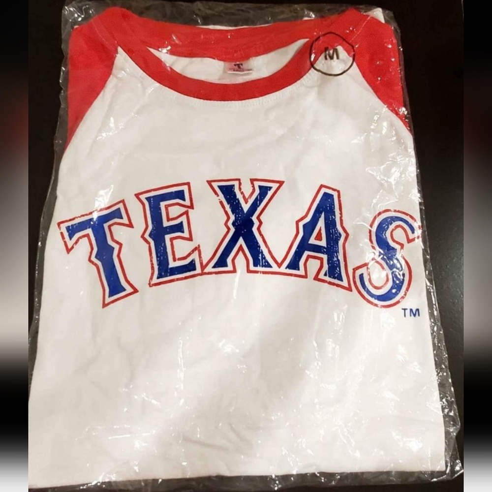 Texas Rangers Raglan Shirt - Adult M
